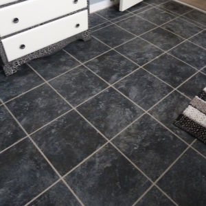 Faux Painted Slate Tile